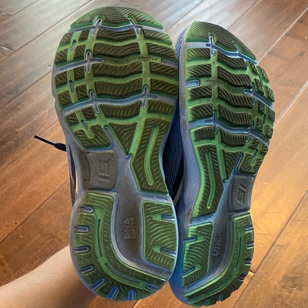 Brooks Women’s Ghost Running Shoes - Light Blue/Navy - Picture 6 of 6